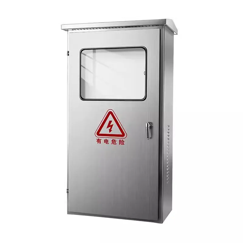 Pintu Ganda Lantai-Ngadeg Kabinet Distribusi Daya Enclosure