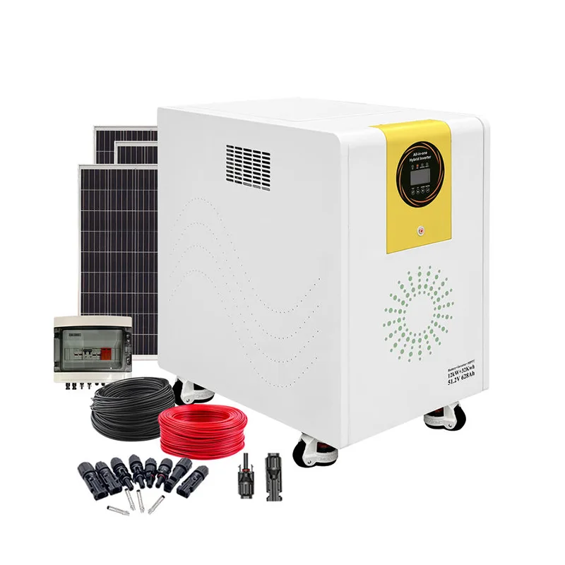Off-Grid MPPT Ngarep Appliance 12kw Inverter 32kwh Baterei