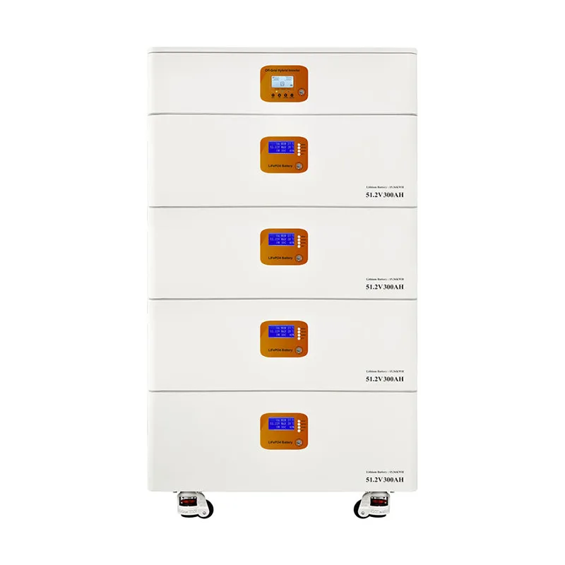 Ditumpuk 60kw Solar Lithium Energy Storage baterei